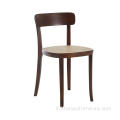 Popolare Dinning Chair Dinning con rattan e legno massiccio